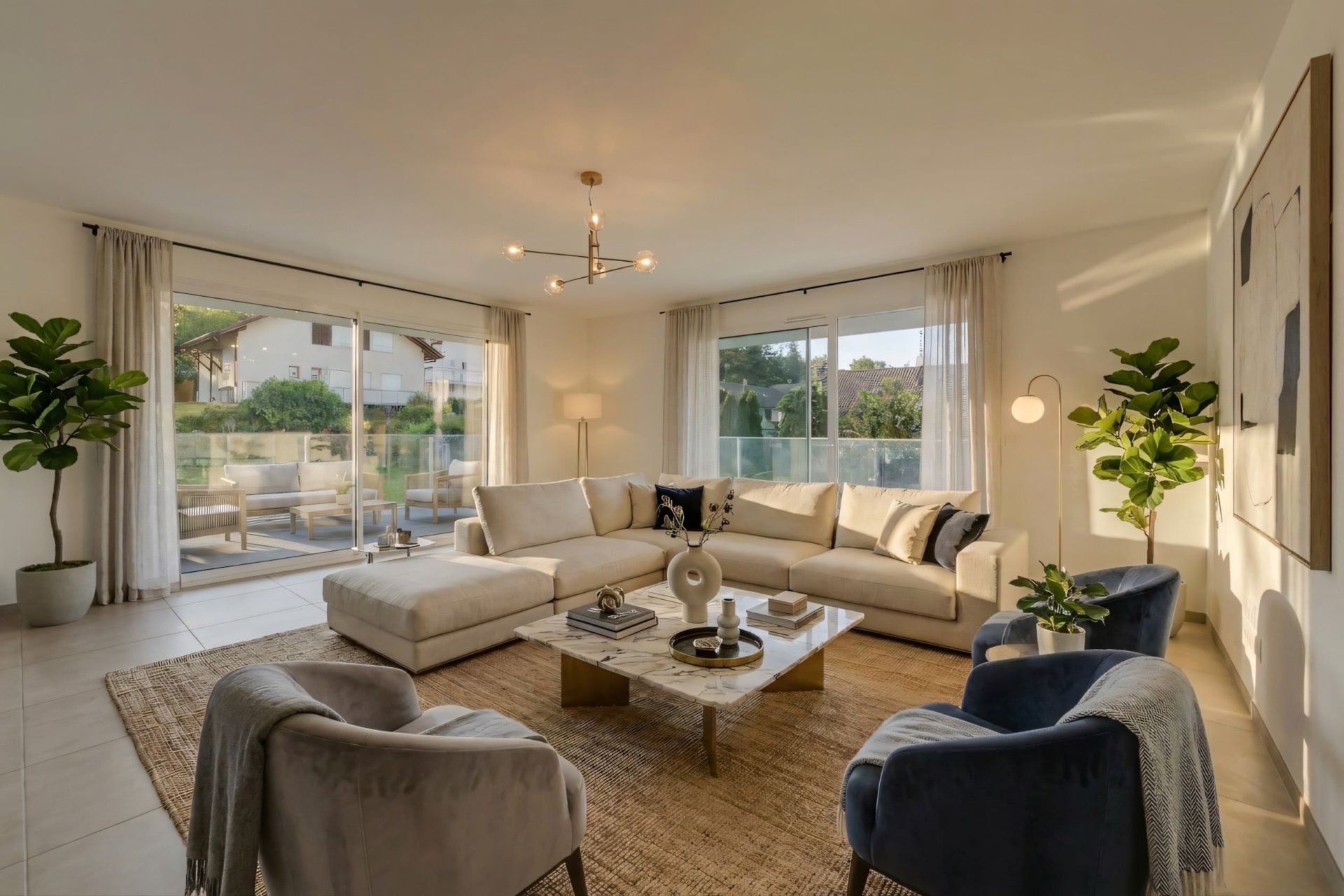 apartment 4 Rooms for sale on EVIAN LES BAINS (74500)