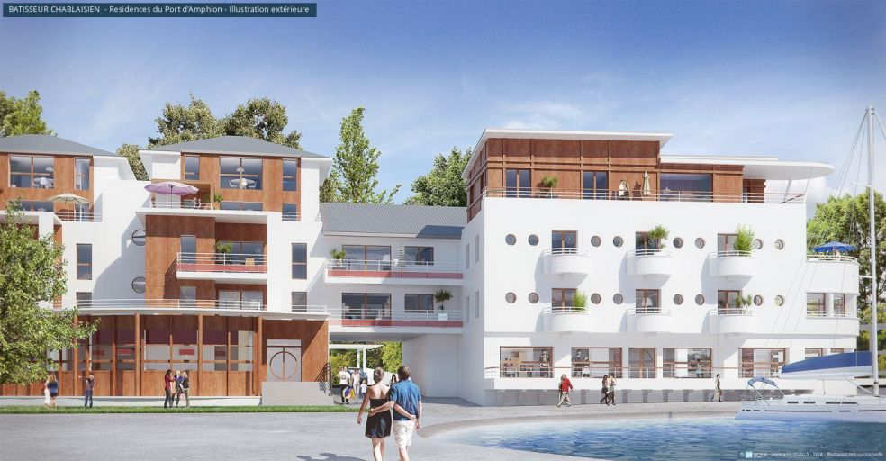 appartement 3 Pièces en vente sur AMPHION LES BAINS (74500)