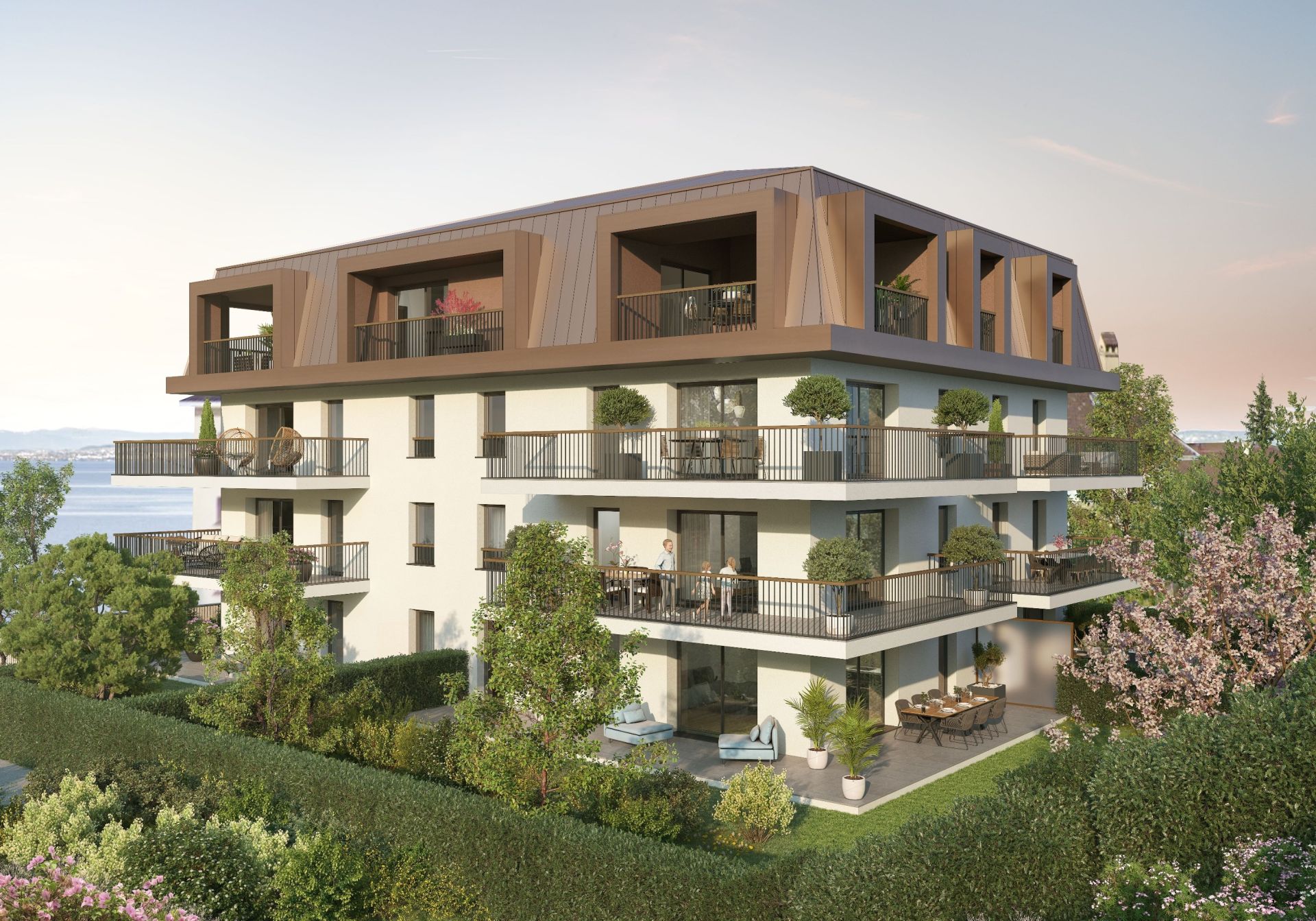 appartement 3 Pièces en vente sur EVIAN LES BAINS (74500)