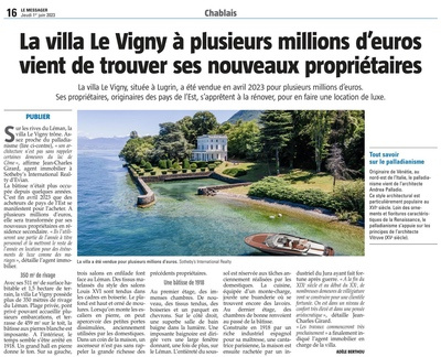 VENTE EXCEPTIONNELLE PIEDS DANS L'EAU